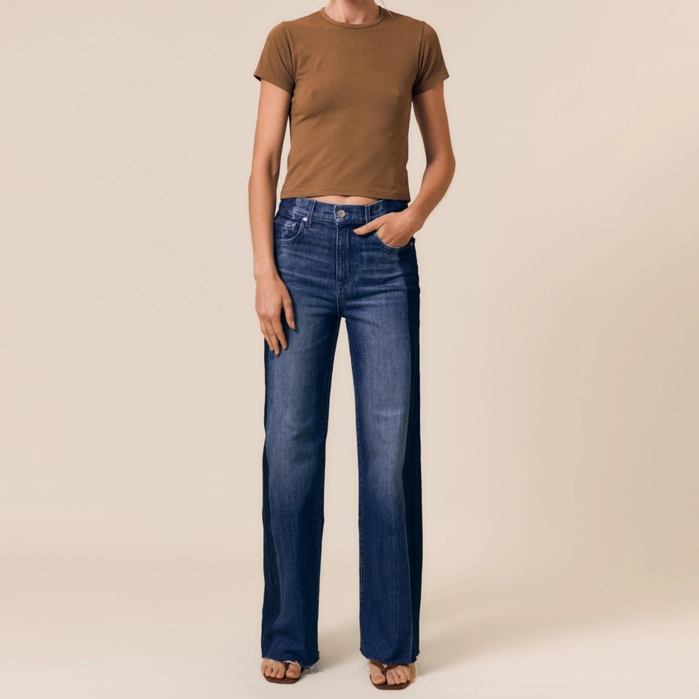 LE JEAN Column Jean dark blue size 26